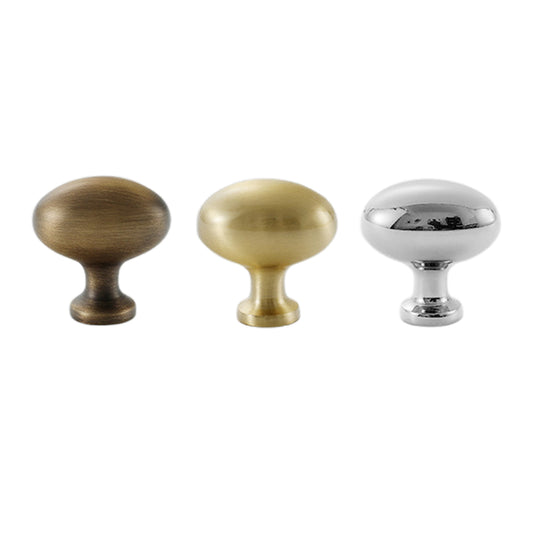 Solid Copper Cabinet Knobs | Round Top Drawer and Door Knobs