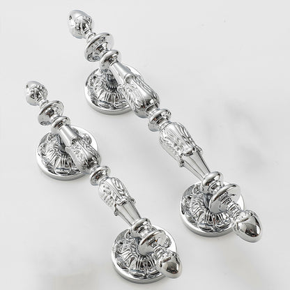 Vintage Brass and Silver Cabinet Handles | Elegant Drawer Pull Handles