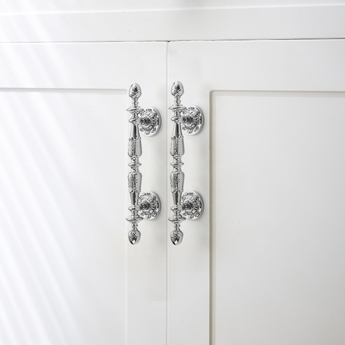 Vintage Brass and Silver Cabinet Handles | Elegant Drawer Pull Handles