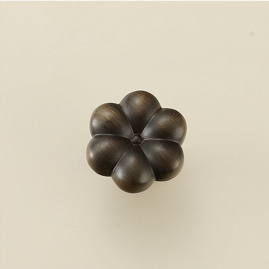 Petal Design Cabinet Knobs | Brass Drawer Pull Knobs