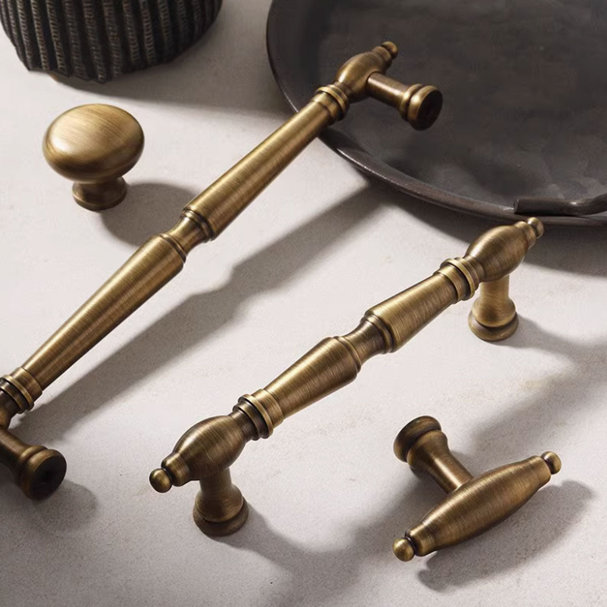 Antique Brass Cabinet Handles – Elegant Design for Cabinets & Drawers