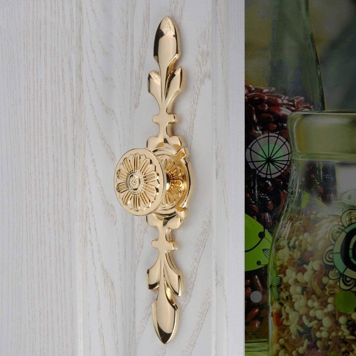 Decorative Copper Door Handles | Ornate Brass Pull Handles for Cabinets