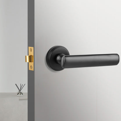 Privacy Door Handles – Stylish, Secure Brushed Brass Lockable Door Handle