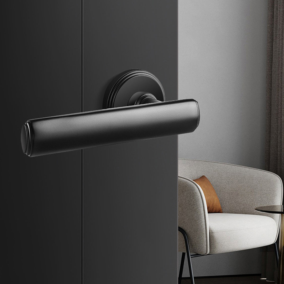 Privacy Door Handles – Stylish, Secure Brushed Brass Lockable Door Handle
