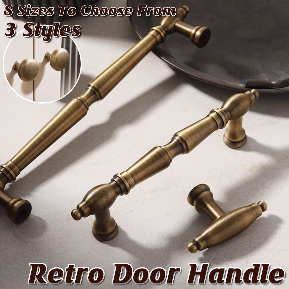 Antique Brass Cabinet Handles – Elegant Design for Cabinets & Drawers
