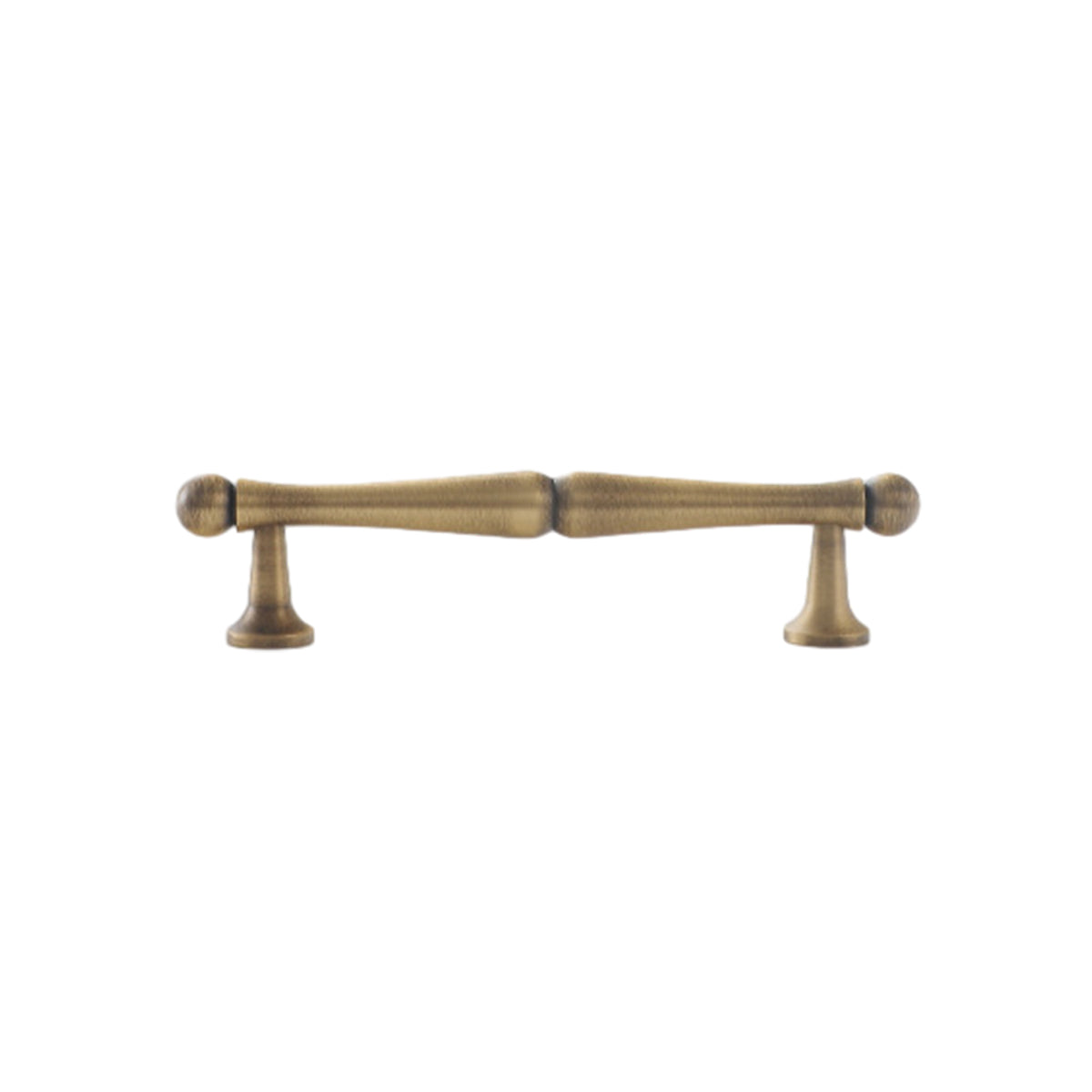 Antique Brass Cabinet Handles – Hourglass Shape Vintage Drawer Pulls