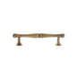Antique Brass Cabinet Handles – Hourglass Shape Vintage Drawer Pulls