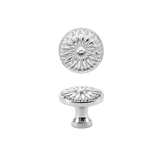 Floral Cabinet Knobs | Brass Cabinet Drawer Pulls