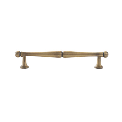 Antique Brass Cabinet Handles – Hourglass Shape Vintage Drawer Pulls