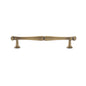 Antique Brass Cabinet Handles – Hourglass Shape Vintage Drawer Pulls