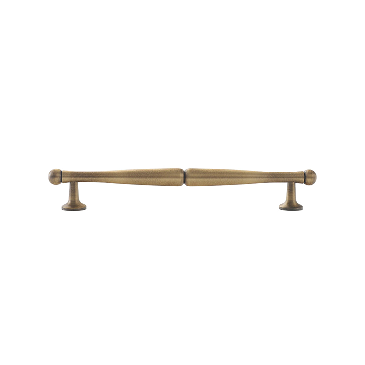 Antique Brass Cabinet Handles – Hourglass Shape Vintage Drawer Pulls