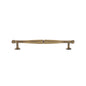 Antique Brass Cabinet Handles – Hourglass Shape Vintage Drawer Pulls