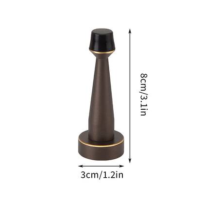 Satin Nickel Door Stop – Wall Mounted Design