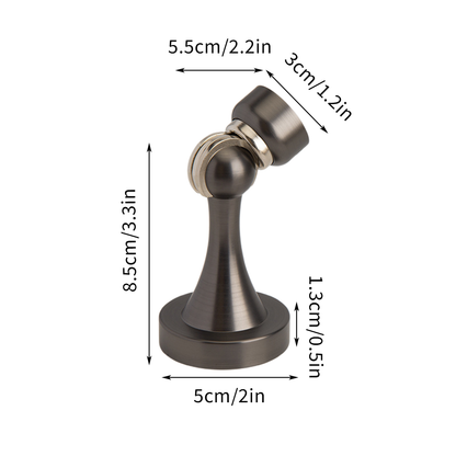 Satin Nickel Magnetic Floor Mounted Door Stop